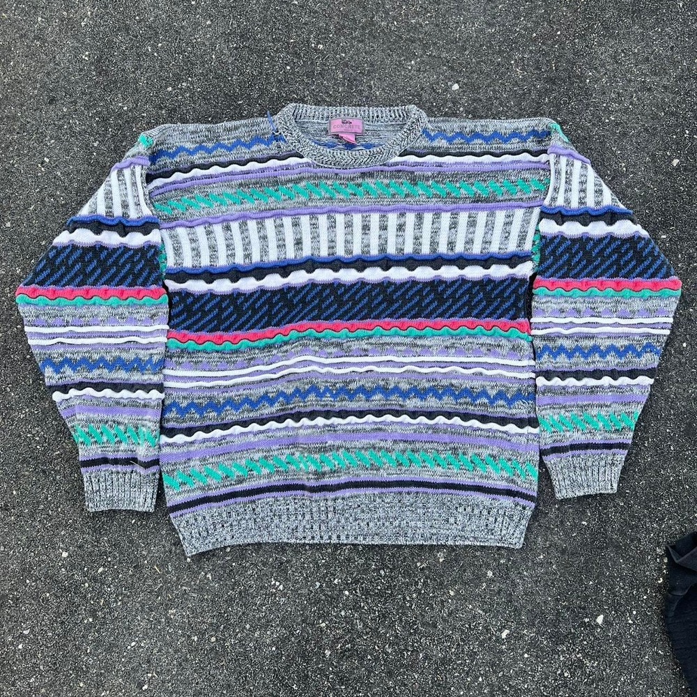 1990s Coogi Style Sweater size L